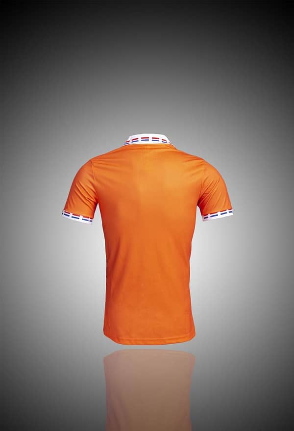 Retro 1996 The Netherlands Home Soccer Jersey - Image 13