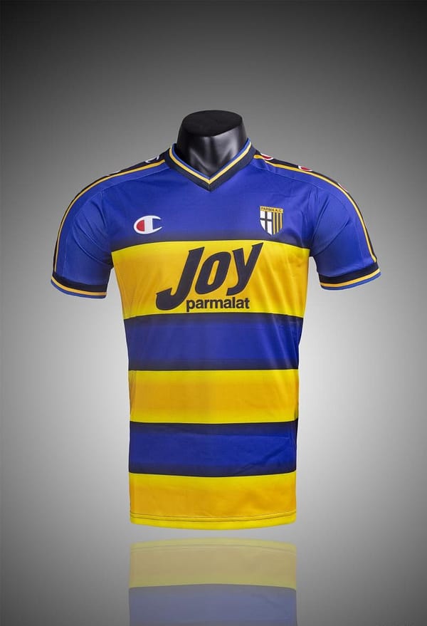 RETRO 01/02 Parma Home Soccer Jersey