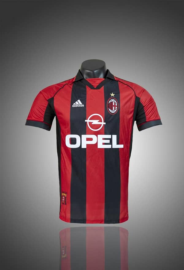 RETRO 98/00 AC Milan Home Soccer Jersey