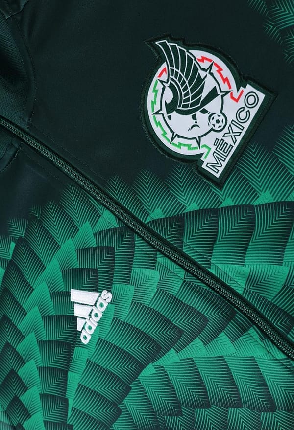 2022 Mexico Dark Green Full Zipper Tracksuit - Image 19