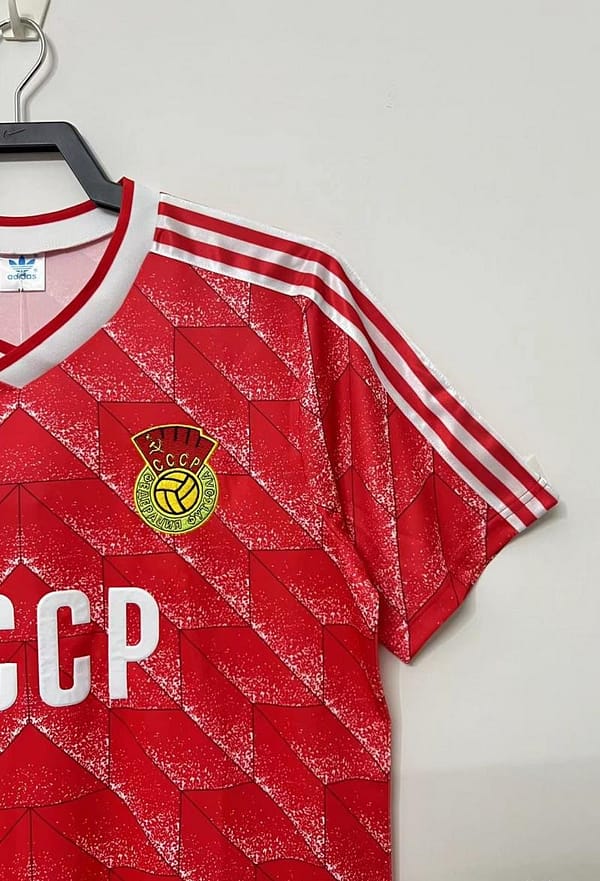 Retro 88/89 USSR Home Soccer Jersey - Image 4