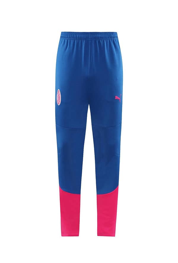 24/25 AC Milan Blue/Red Full Zipper Jacket +Long Pants - Image 7