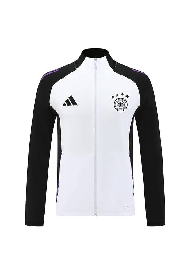 2024 Germany White/Black Full Zipper Jacket +Long Pants - Image 23