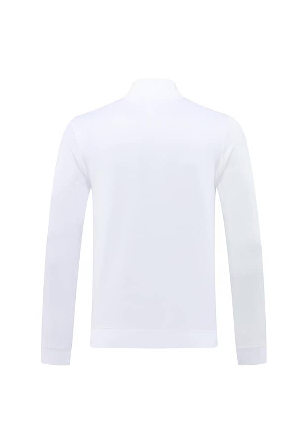 24/25 Real Madrid White Full Zipper Jacket +Long Pants - Image 20