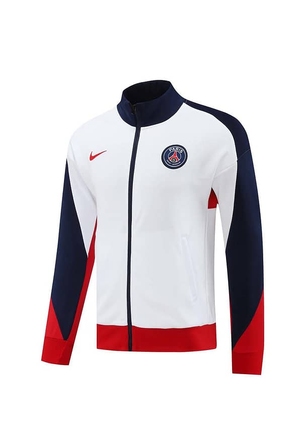 24 25 PSG White Full Zipper Jacket +Long Pants - Image 21