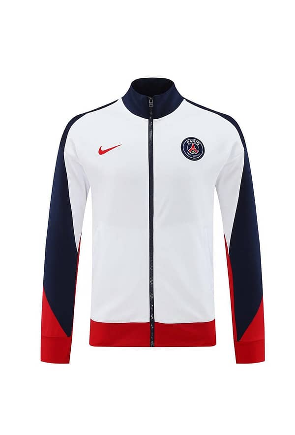 24 25 PSG White Full Zipper Jacket +Long Pants - Image 22