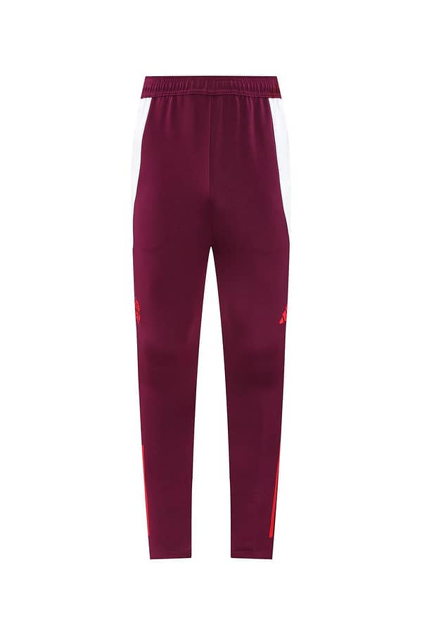 24/25 Bayern Munich Wine Full Zipper Jacket +Long Pants - Image 21