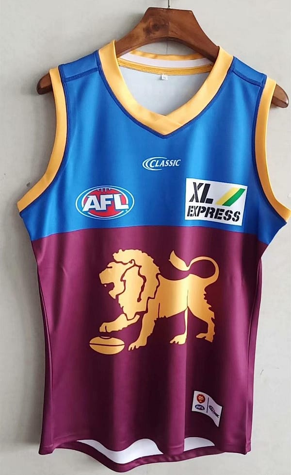 Brisbane Lions 2020 Men's Home Football Guernsey - Image 3