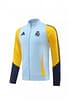 24/25 Real Madrid Light Blue/Yellow Full Zipper Jacket +Long Pants - Image 17