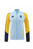 24/25 Real Madrid Light Blue/Yellow Full Zipper Jacket +Long Pants - Image 18