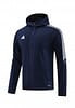 2023 Adidas Navy Hoodie Full Zipper Jacket +Pants - Image 17