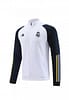 23/24 Real Madrid White Full Zipper Jacket+Pants - Image 7