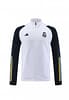 23/24 Real Madrid White Full Zipper Jacket+Pants - Image 8