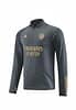 23/24 Arsenal Grey Half Zipper Jacket+Pants - Image 5