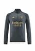 23/24 Arsenal Grey Half Zipper Jacket+Pants - Image 6