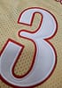 Men's Allen Iverson Golden Retro Classic Team Jersey - Image 7
