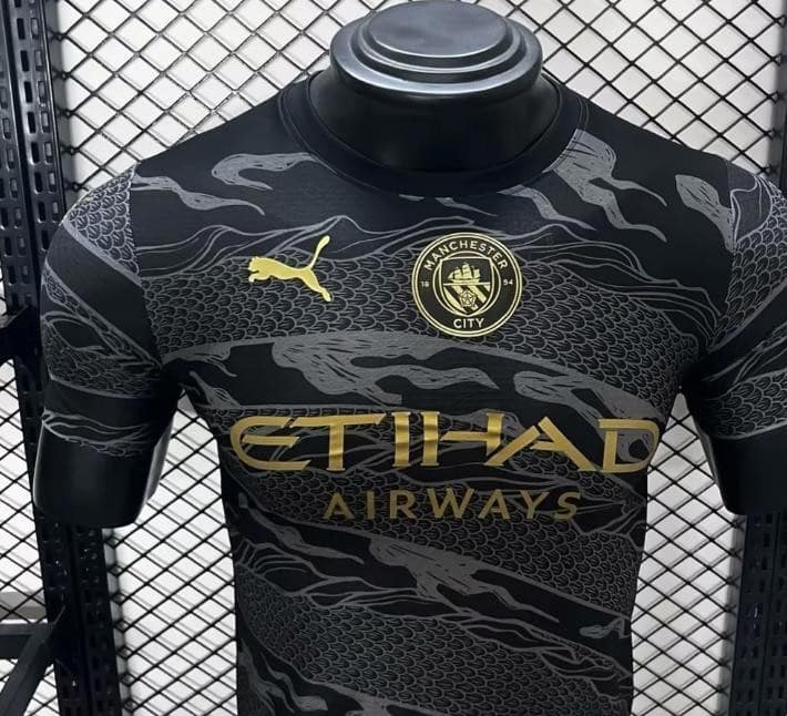 Player Version 24/25 Manchester City Black Dragon Special Jersey - Image 3