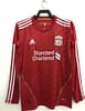 Retro 10/11 Liverpool Home Long Sleeve Soccer Jersey