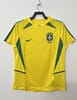 Retro 2002 Brazil Home Soccer Jersey