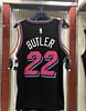 2019-20 NBA Heat Pressed Men's Black Miami Heat #22 Jimmy Butler City Edition Jersey - Image 10