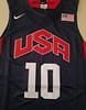 Kobe Bryant 10 Dark Blue USA Basketball Jersey - Image 2