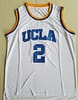 Lonzo Ball 2 UCLA College White Basketball Jersey