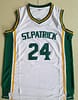 Kyrie Irving 24 St. Patrick High School White Basketball Jersey