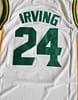 Kyrie Irving 24 St. Patrick High School White Basketball Jersey - Image 2