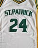 Kyrie Irving 24 St. Patrick High School White Basketball Jersey - Image 3