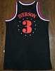 Men's Allen Iverson Black Retro Classic Team Jersey - Image 12