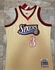 Men's Allen Iverson Golden Retro Classic Team Jersey - Image 2