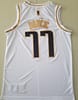 Luka Dončić 77 White Golden Edition Jersey