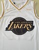 Kobe Bryant 24 White Golden Edition Jersey - Image 3