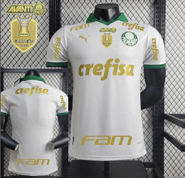 Player Version 24/25 Palmeiras Away Jersey + All Sponsors and Chest Patch - Image 6