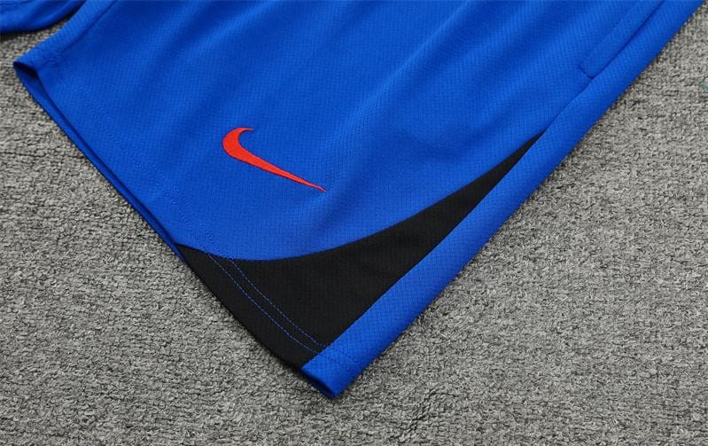 2024 South Korea Blue Short Sleeve Jersey+Shorts - Image 4