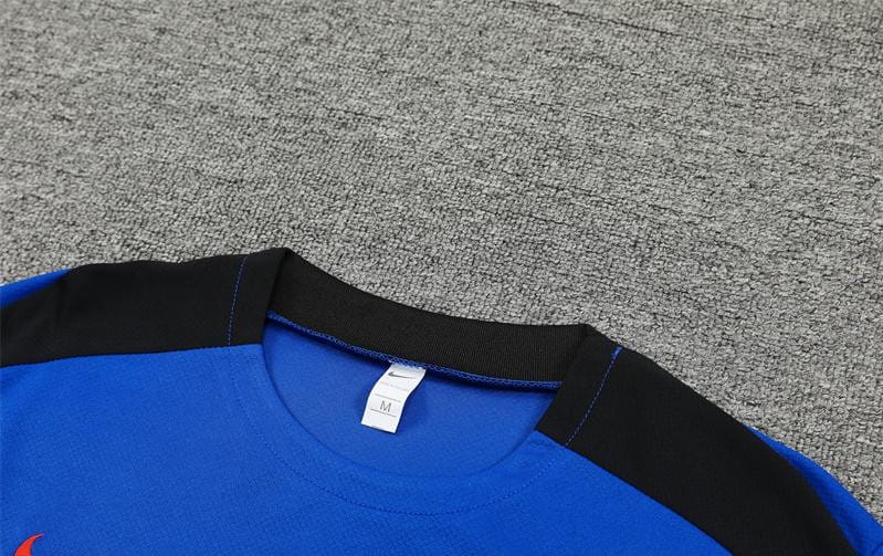 2024 South Korea Blue Short Sleeve Jersey+Shorts - Image 11