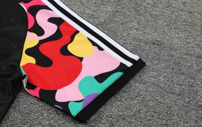 24/25 Manchester United Black Short Sleeve Jeresy+Shorts - Image 8