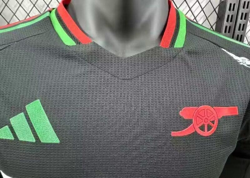 Player Version 24/25 Arsenal Away Black Long Sleeve Jersey - Image 5