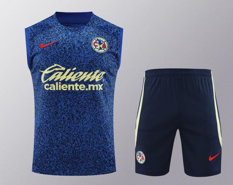 24/25 Club America Blue Vest Jeresy+Shorts - Image 20
