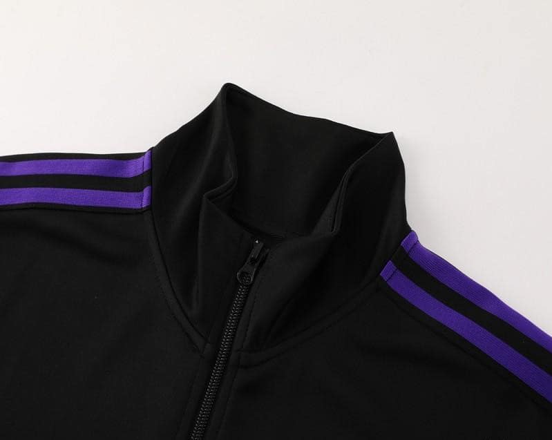 24/25 Adidas Original Black/Purple Full Zipper Jacket +Long Pants - Image 15