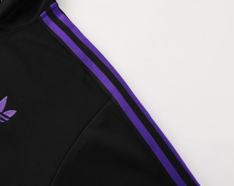 24/25 Adidas Original Black/Purple Full Zipper Jacket +Long Pants - Image 22