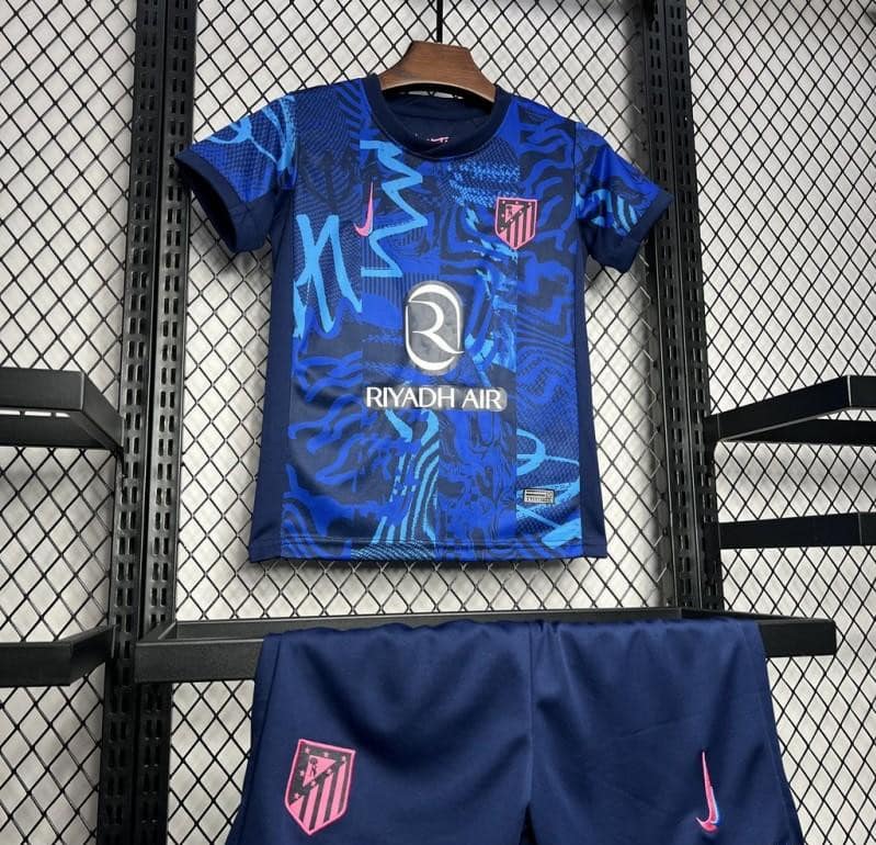 4/25 Kids Atletico Madrid Third Jersey - Image 3