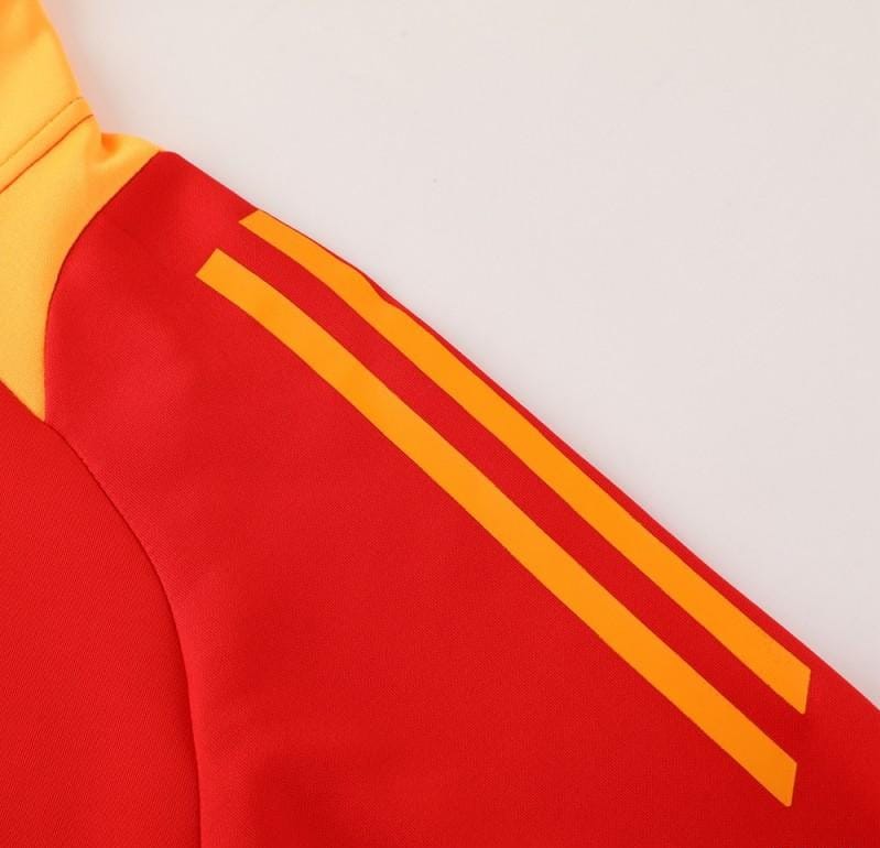 24/25 Adidas Red/Orange Full Zipper Jacket +Long Pants - Image 3