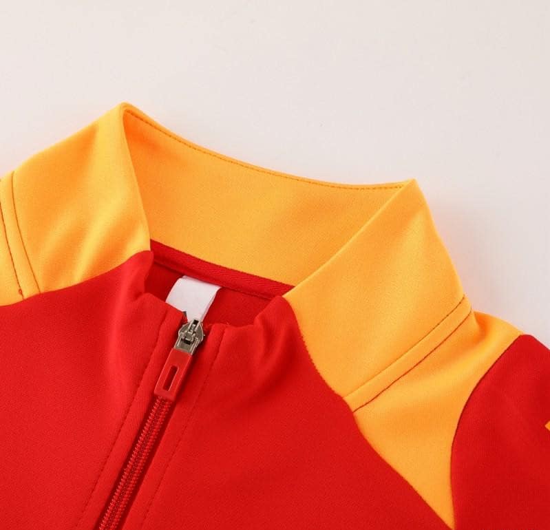 24/25 Adidas Red/Orange Full Zipper Jacket +Long Pants - Image 5