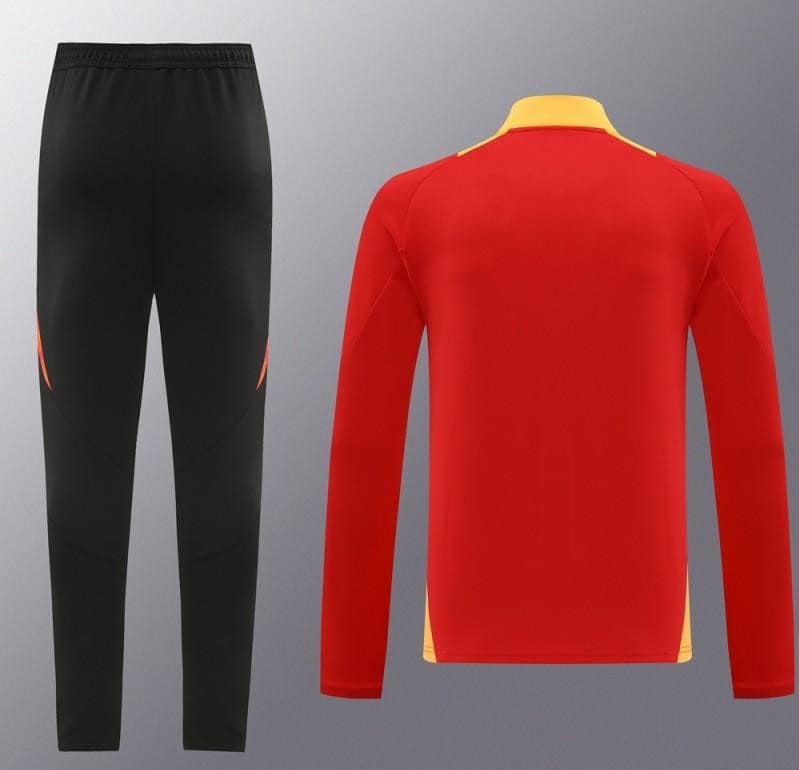 24/25 Adidas Red/Orange Full Zipper Jacket +Long Pants - Image 12