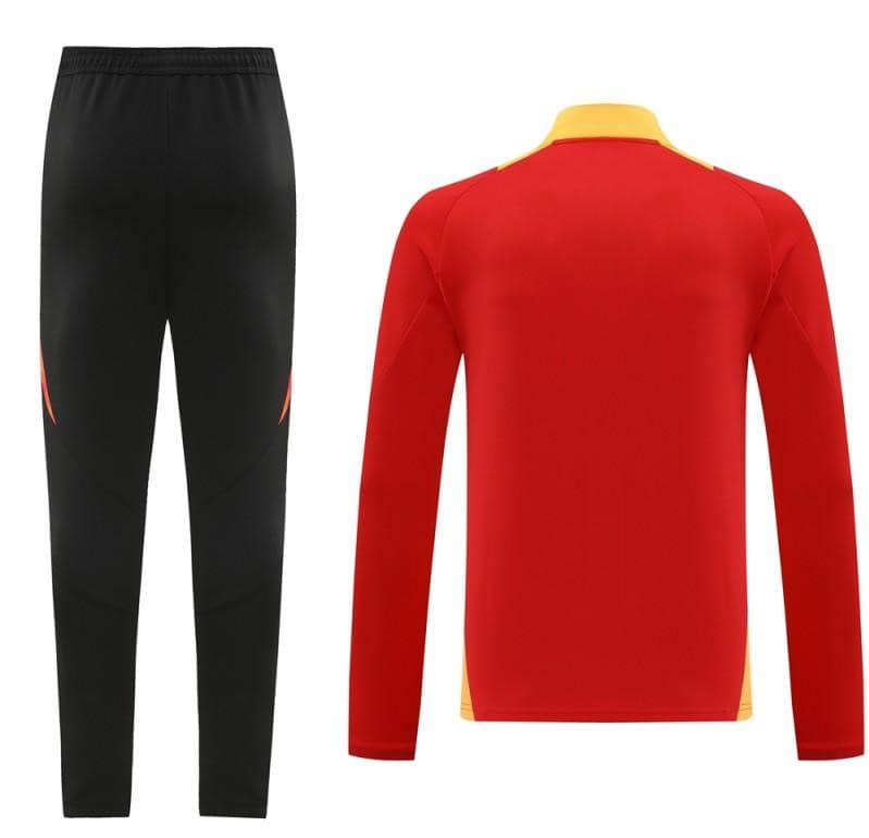 24/25 Adidas Red/Orange Full Zipper Jacket +Long Pants - Image 13