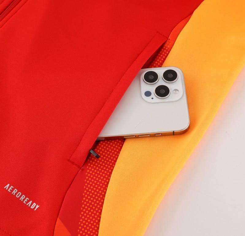 24/25 Adidas Red/Orange Full Zipper Jacket +Long Pants - Image 22