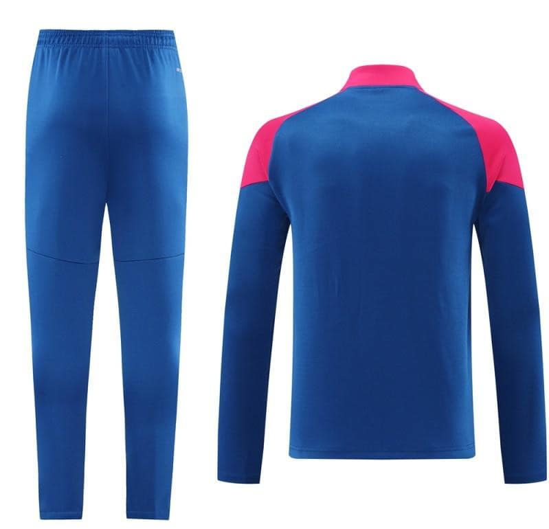 24/25 AC Milan Blue/Red Full Zipper Jacket +Long Pants - Image 12