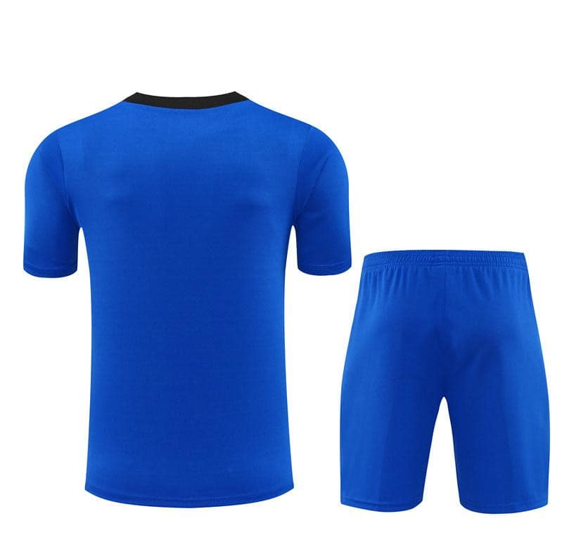 2024 South Korea Blue Short Sleeve Jersey+Shorts - Image 14
