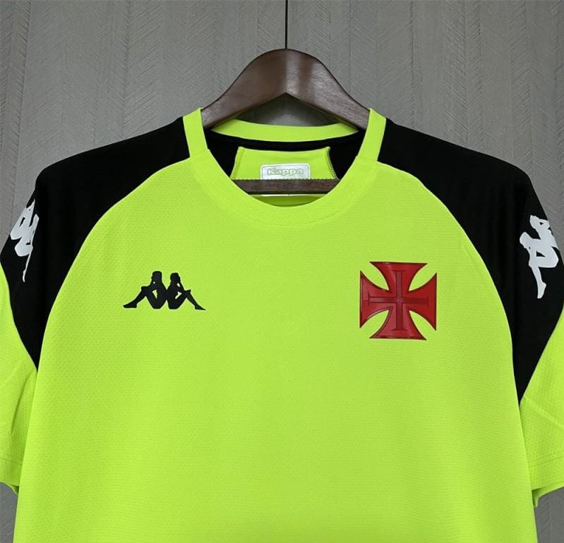 24/25 Vasco Da Gama Training Jersey Fluorescent Green Jersey - Image 9